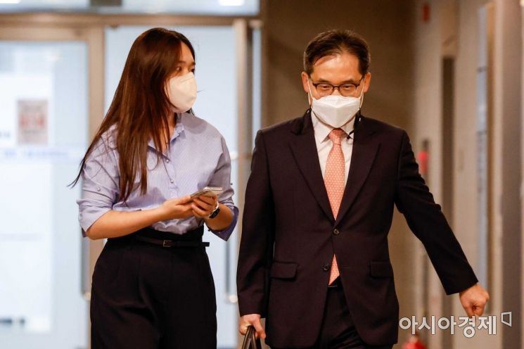 [포토]인사청문 사무실 도착한 한기정 공정위원장 후보자