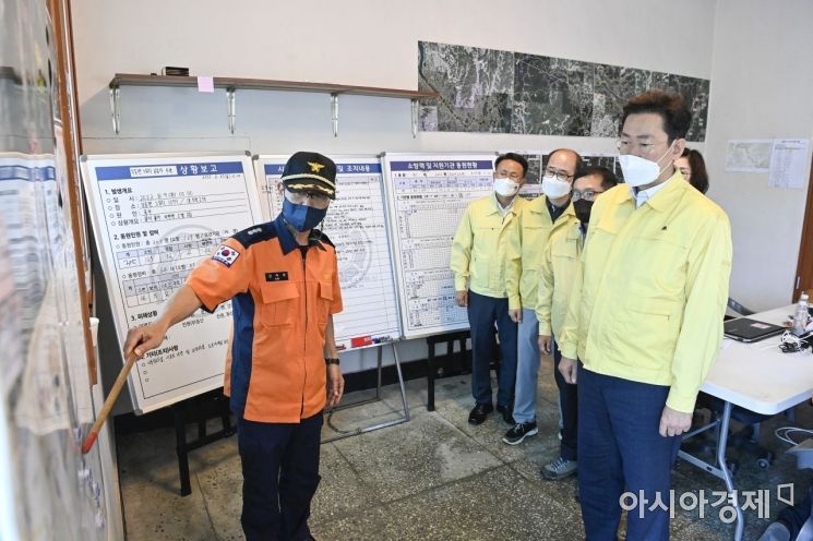 원주시, 힌남노 태풍 대비…부론면 노부부 수색작업 잠정중단