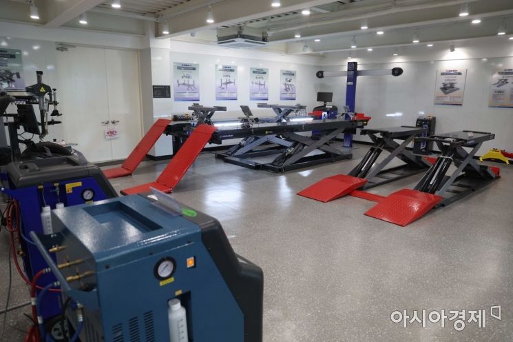 팬스타엔터프라이즈 헤스본 사업부 주력 제품인 카리프트. 문호남 기자 munonam@