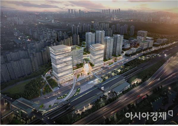 인천도시공사-롯데건설, 검암역세권 복합환승센터 개발 협약