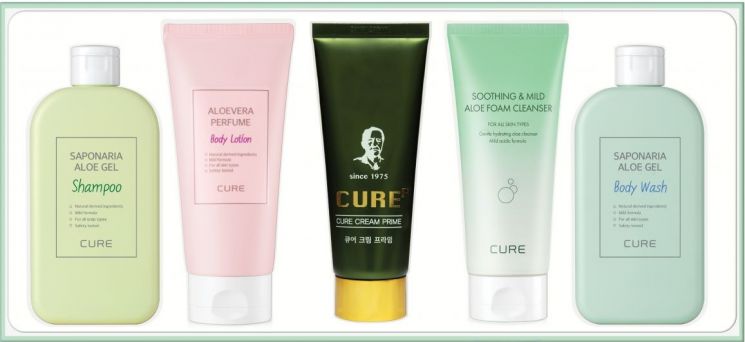 김정문알로에 큐어·알로에 기프트 세트.