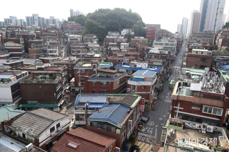 서울의 한 다세대주택 밀집지역. /문호남 기자 munonam@