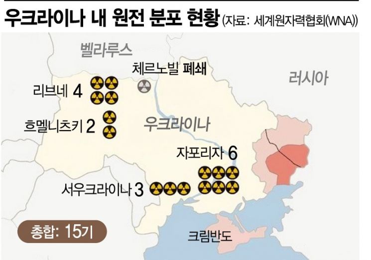 일촉즉발 방사능 공포에 휩싸인 우크라 자포리자 원전 [글로벌포커스] 