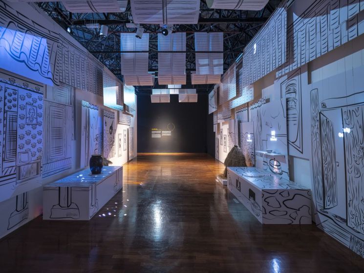 화려한 디지털 기술로 국립민속박물관에 신(神)들을 모았다