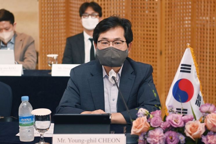 지난달 22일 열린 제31차 '한-호주 에너지자원협력위원회'에 참석한 천영길 산업통상자원부 에너지산업실장. [사진제공 = 산업통상자원부]