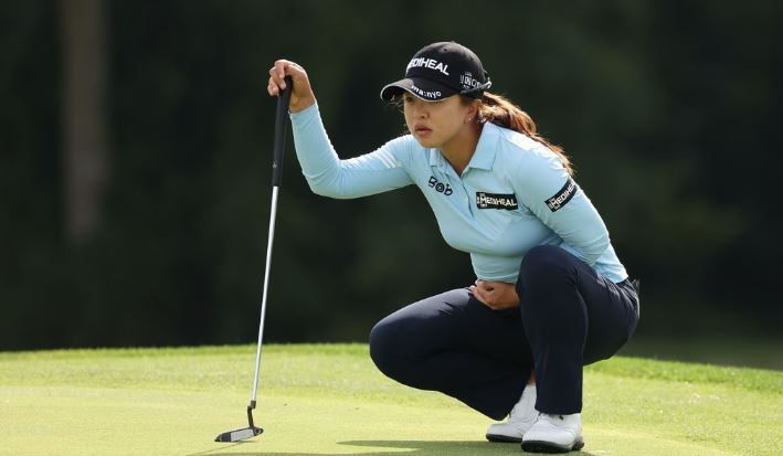 김세영이 4일(한국시간) LPGA 다나 오픈 대회 사흘째 3라운드에서 이글 1개와 버디 5개, 보기 1개로 6언더파 65타를 치며 우승 경쟁에 돌입했다.[이미지출처=연합뉴스]