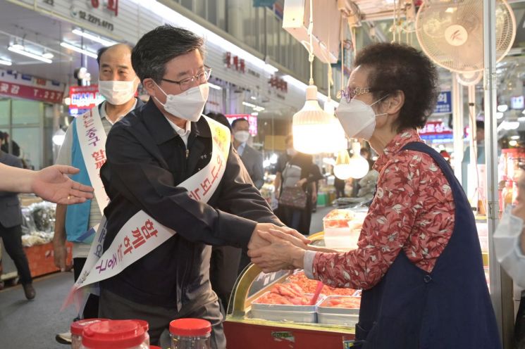 김경호 광진구청장 추석 앞두고 전통시장 활성화 '행보' 