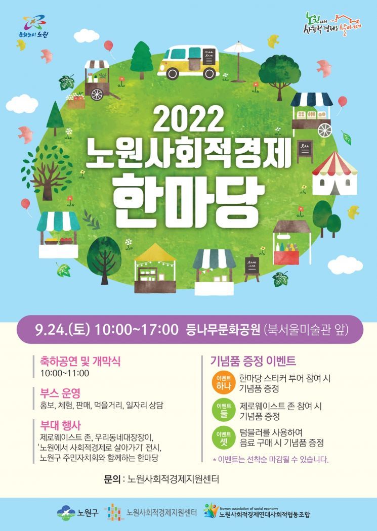 영등포구 ‘사회적 가치’ 공유의 장 & 노원 사회적경제 한마당 개최 