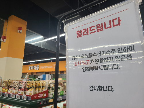 폭주하는 배춧값에 '김치 대란'…마트·온라인 "김치 없어요"