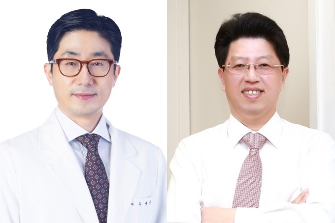 분당서울대병원 안과 우세준 교수(왼쪽), 정신건강의학과 김기웅 교수.