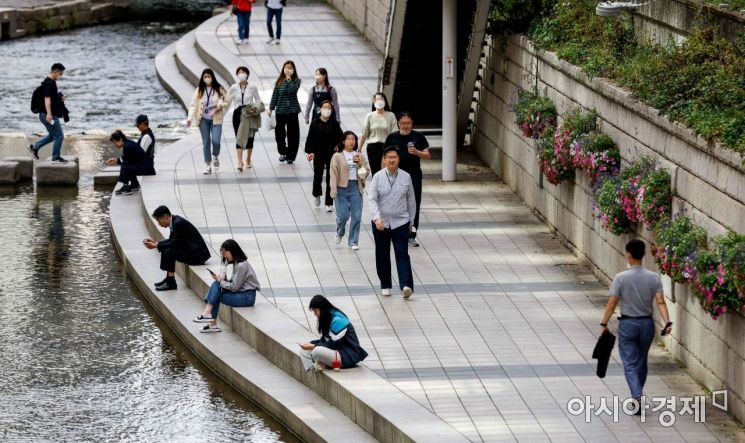 [포토]실외마스크 착용 의무 전면 해제