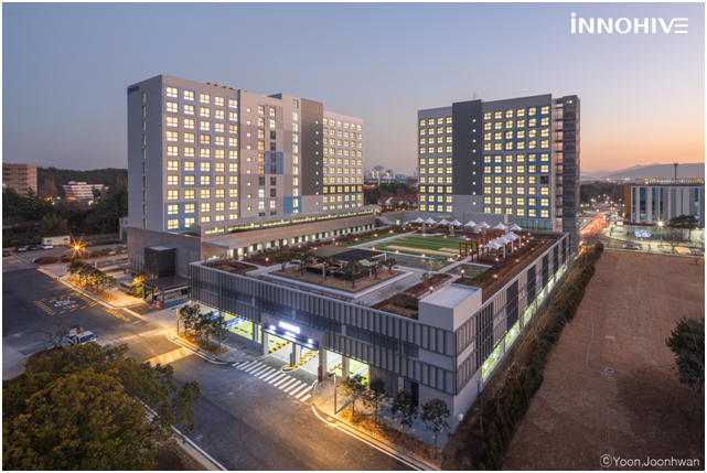 [2022아시아건설종합대상] 포스코건설, 모듈러공법 적용 광양제철소 직원 기숙사 건립