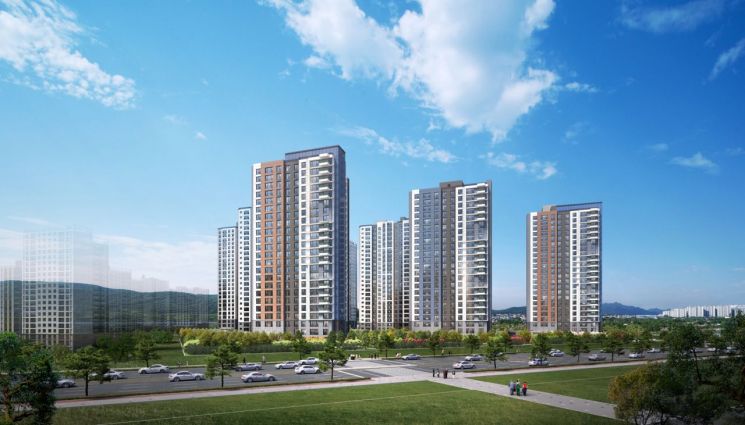 '영종국제도시 제일풍경채 디오션' 투시도/사진=제일건설