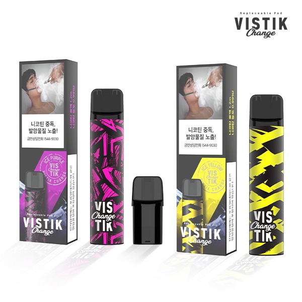 비엔토, 일회용 전자담배 '비스틱 체인지' 출시