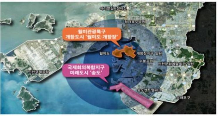 인천 야간관광벨트 조성 사업 위치도 [인천시 제공]