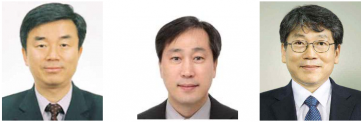 왼쪽부터 제무성 한양대 원자력공학과 교수, 김균태 한국원자력안전기술원 책임연구원, 박천홍 한국기계연구원 제조장비연구소장. [사진제공 = 원자력안전위원회]