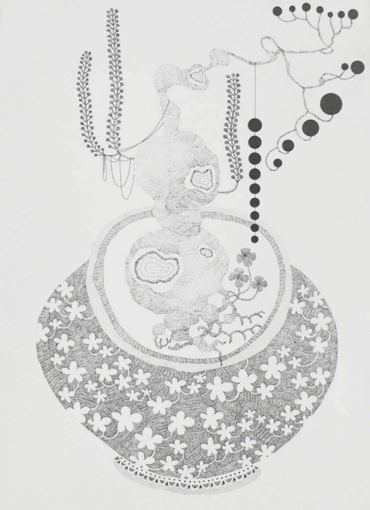 차영석,  Something_s-25, 2012. Pencil on board paper, 31.5 x 22 cm. 사진제공 = 페이토 갤러리