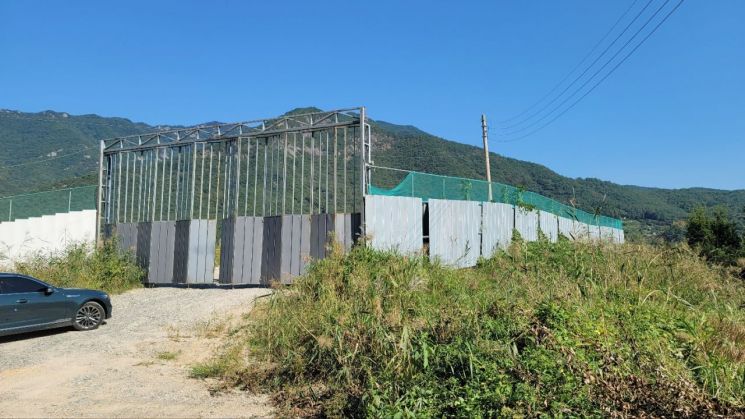 오토캠핑장 건설 현장. [이미지출처=독자 제공]