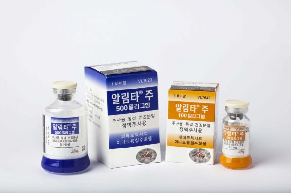비소세포폐암 치료제 '알림타'. 보령