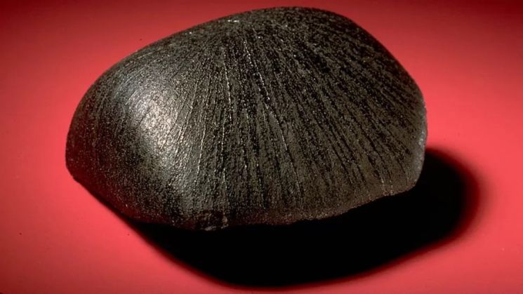 1920년대(추정) 미국에서 발견돼 스미소니언 국립자연사박물관에서 소장 중인 화성 운석 '라파예트'.