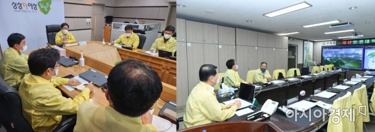 경기 남양주·구리시는 30일 각각 긴급 재난 대책 회의를 열고 이태원 압사 참사 사고 수습 및 지원 대책 마련에 나섰다. [남양주시·구리시]