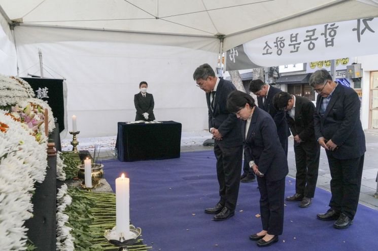 [이태원 참사]중랑구, 이태원 사고 유족 지원 등 대책 마련... 합동분향소 설치해 희생자 추모