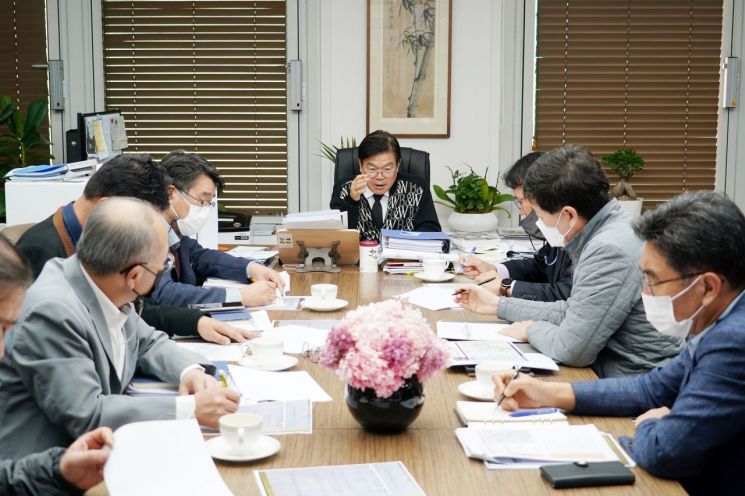 중구 동화동 대현산 배수지공원 모노레일 설치 