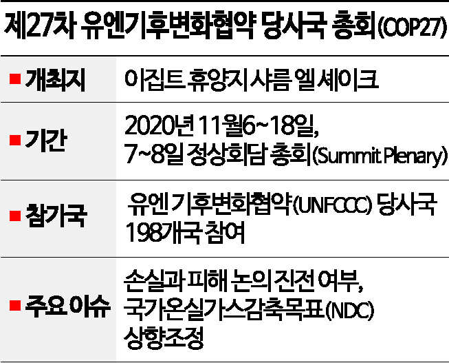 개막 앞둔 'COP27' 개도국 기후변화 피해지원 약속 지킬까