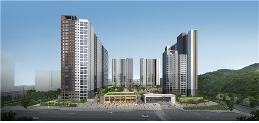 '포항 한신더휴 펜타시티' 투시도 / 제공=한신공영