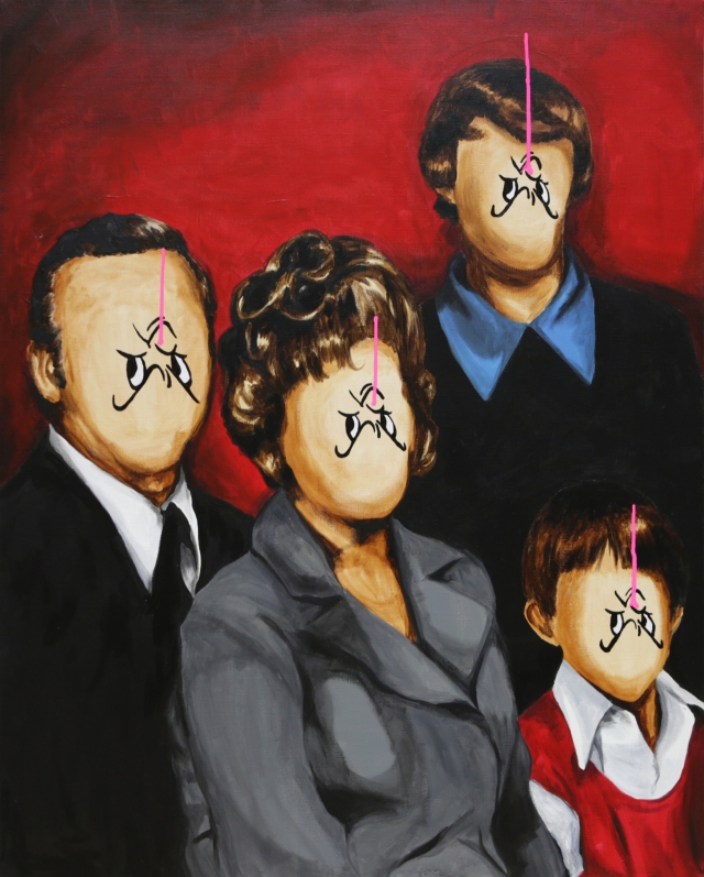 buggy, A family portrait3, Acrylic on canvas, 100 x 80.5 cm, 2022. 사진제공 = 갤러리 애프터눈