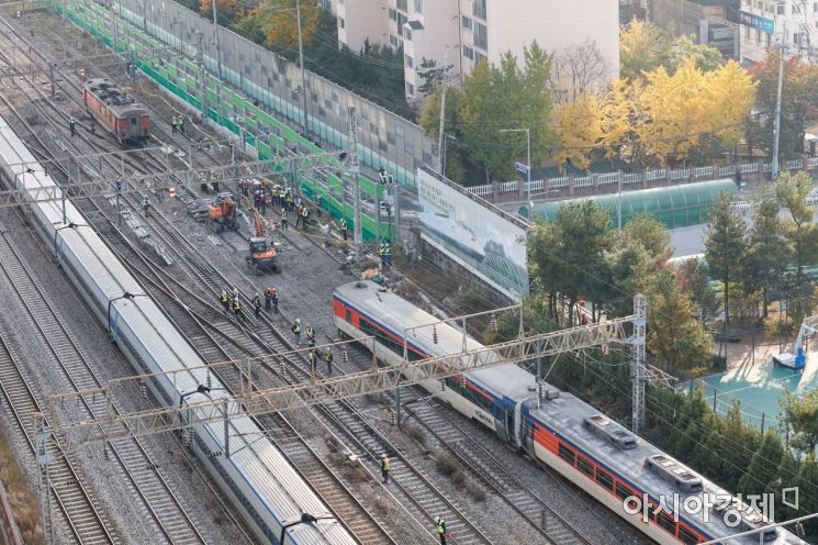 국토부, 드론테러 가정 철도사고 훈련