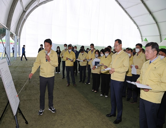 해남군이 해남미남축제 현장 보고회를 개최했다 (사진=해남군 제공)