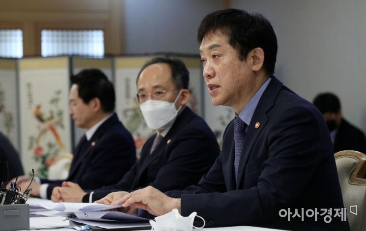 김주현 금융위원장이 10일 서울 종로구 정부서울청사에서 열린 부동산 관계장관회의에서 발언하고 있다./김현민 기자 kimhyun81@