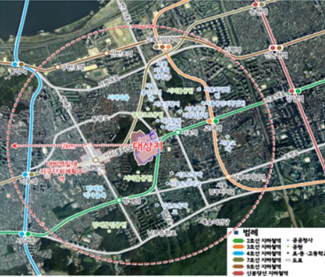 서리풀 지구단위구역 특계A 위치도. (제공=서울시)
