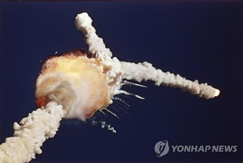 1986년 1월28일 챌린저호가 발사 73초만에 폭발하는 모습. 사진=AP연합뉴스
