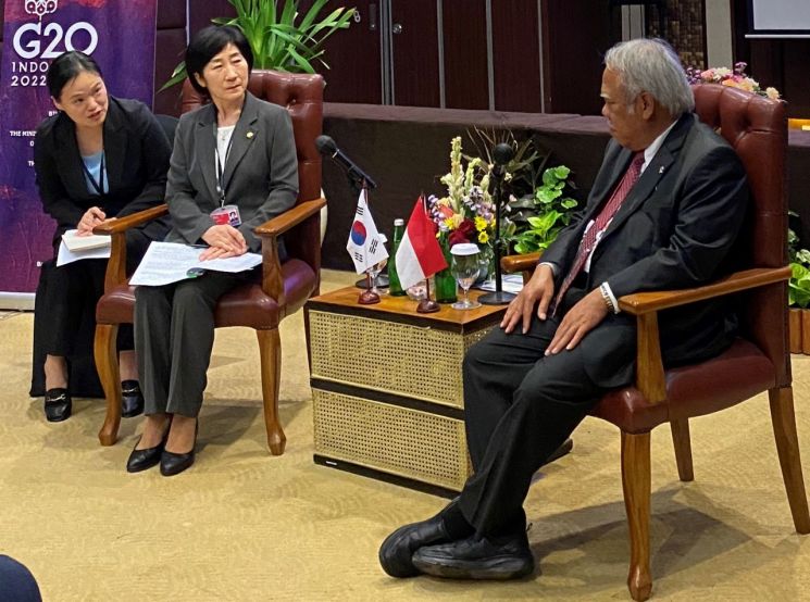 한·인니, '녹색전환 이니셔티브' 채택… 기후변화 대응 협력