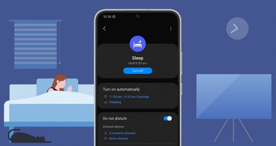 'One UI 5'의 '모드 및 루틴' 기능 이미지. 사진제공=삼성전자
