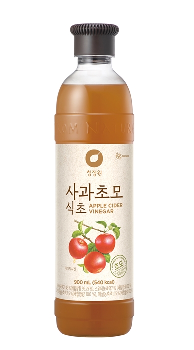 대상 청정원, '사과초모식초' 출시…"자연숙성발효 음용 식초"