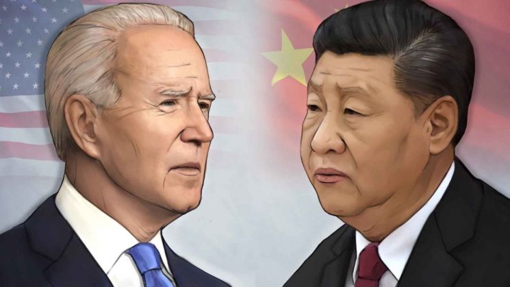 조 바이든 미국 대통령과 시진핑 중국 국가주석 [이미지출처=연합뉴스]