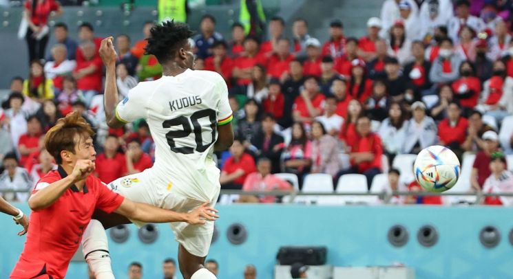월드컵 가나 모하메드 쿠두수, 추가골...한국 vs 가나 0-2