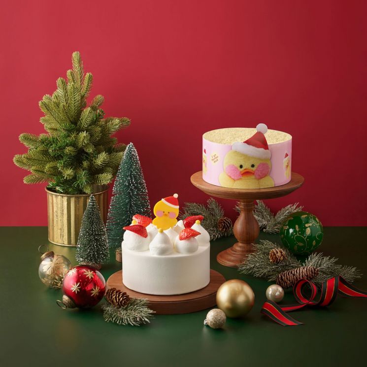 신세계푸드, 이베이커리 '빵빵덕 크리스마스 케이크'./사진=신세계푸드 제공