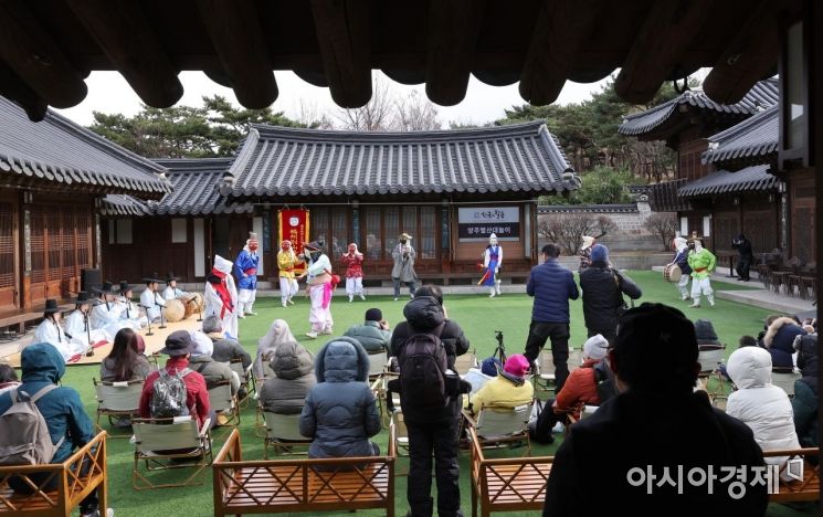 [포토] 한국의 탈춤, 유네스코 등재 기념 공연
