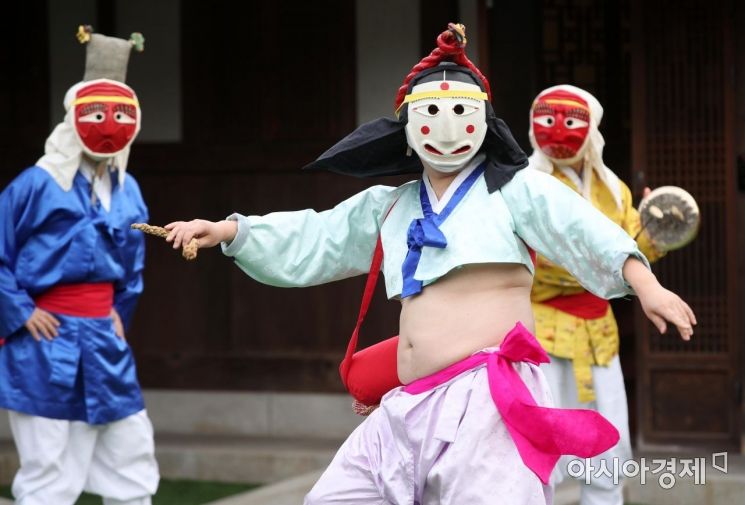 [포토] 유네스코 등재된 한국의 탈춤