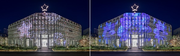 컨셉 스토어 '디올 성수', 연말 맞아 매혹적인 디스플레이 선봬