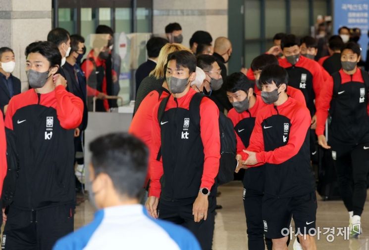 [포토] 국가대표 축구팀 귀국