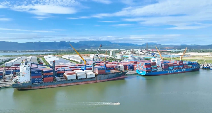 베트남 중부 꽝남성 쭈라이(Chu Lai) 산업단지 인근에 위치한 '쭈라이(Chu Lai) 항구'.(사진출처=타코)