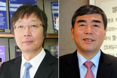 최근 퇴임을 결정한 권세창 전 한미약품 대표(왼쪽), 이관순 전 한미약품 부회장.