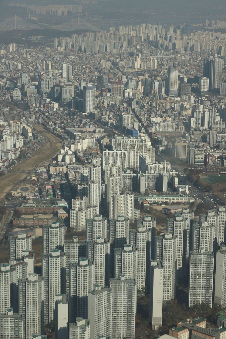 서울 시내 아파트 단지의 모습 [이미지출처=연합뉴스]