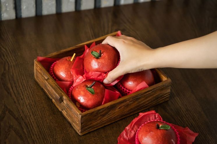 이랜드, 프랑제리 사과빵 누적 판매량 70만개 돌파