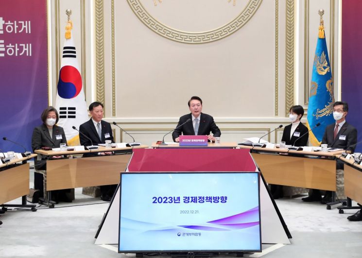 최태원 "기업이 투자할 돈이 없다"…尹에 투자펀딩 활성화 요청